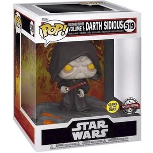 Star Wars Funko Pop Vinyl: Red Saber Series Volume 1 Darth Sidious Limited Edition