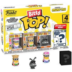 Minions Funko Bitty Pop! 4-Pack: Tourist Jerry / Tourist Dave / Kyle