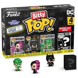 Funko Bitty POP! - Two-Face, Batman, The Riddler & Mystery POP! van DC Batman