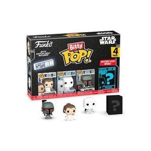 Funko Bitty Pop! SW - Leia 4pkE mysterieus minifiguur als verrassing - 2,2 cm (0,9 inch) - Star Wars verzamelobject - stapelbaar display inbegrepen - cadeau-idee - feesttassen