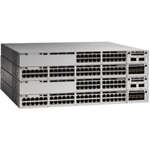 Cisco - Catalyst 9300L C9300L-24P-4G-E - Switch - Zilver - 24 Poorten, 4 Gigabit Ethernet Uplinks