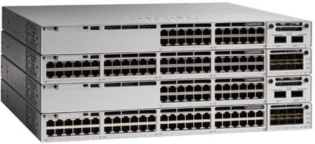 Cisco - Catalyst 9300L C9300L-24P-4G-E - Switch - Zilver - 24 Poorten, 4 Gigabit Ethernet Uplinks