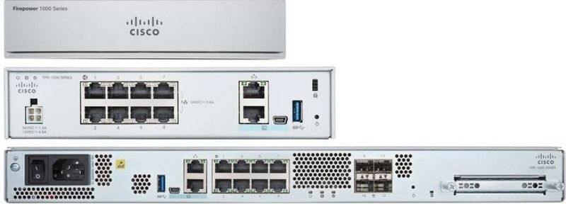 Cisco - Firepower 1010 - Firewall-router - Zilver - 1.5 Gbps Firewall Throughput