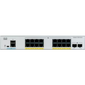 Cisco Catalyst 1000-16t-2g-l - Managed Ethernet Switch - 16 Poorten - Modulair