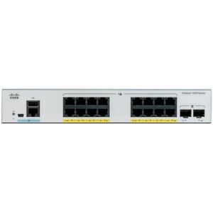 Cisco - Catalyst 1000 - Switch - Zwart - 16 Poorten, Beheerd, Gigabit Ethernet