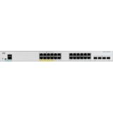 Cisco - Catalyst 1000-24p-4g-l - Switch - Beheerd - 24 Poorten - Rackmontage - PoE+