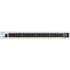 Cisco - C1000-48T-4G-L - Catalyst Switch - Grijs - 48 Gigabit Ethernet Poorten, 4 SFP-Uplinkpoorten