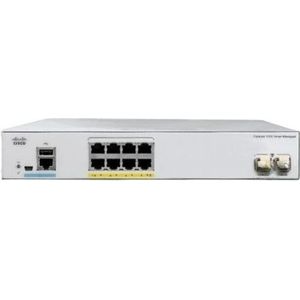 Cisco - Catalyst 1000 - Hubs & Switches - Zwart - 8 Poorten, 2x1G SFP