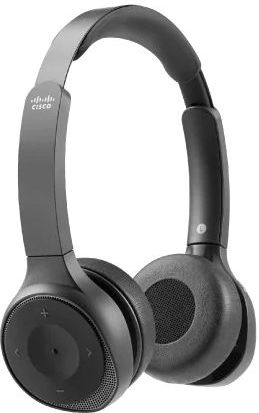 Cisco Cisco 730 draadloos Dual On-ear Headset USB-A Bundle Carbon