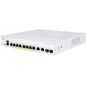 Cisco - CBS350 - Managed Switch - 8 Gigabit RJ-45 Poorten - 2 SFP Poorten - PoE 120W