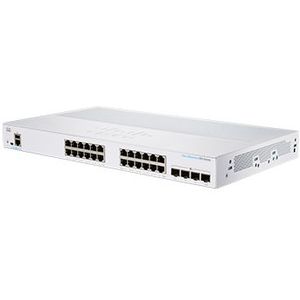 Cisco Business CBS350-24T - Managed Switch - 24 GE-poorten - 4 x 10G-SFP+ - Beperkte Levenslange Bescherming