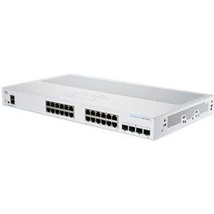 Cisco Systems Business CBS250-24T-4G-EU Smart Switch 24 GE-poorten PoE 4 x 10G-SFP+ beperkte levenslange bescherming (CBS250-24T-4G-EU)