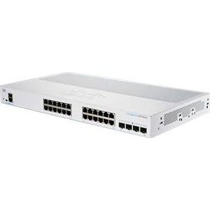 Cisco Business CBS250-24T-4X Smart Switch | 24 GE poorten | SFP+ 4 x 10G | Limited Life-Garantie (CBS250-24T-4X)