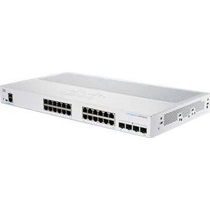 Cisco CBS250-24T-4X Smart Business Switch | 24 GE-poorten | 4 x 10G SFP+ | Levenslange beperkte garantie (CBS250-24T-4X)