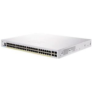 Cisco Business CBS250-48P-4X Smart Switch | 48 GE-poorten | PoE | 4 x 10G-SFP+ | beperkte levenslange bescherming (CBS250-48P-4X)