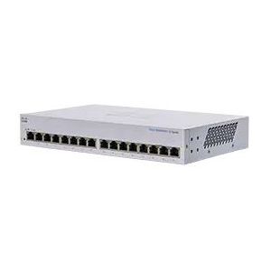 Cisco Business CBS110-16T-D Unmanaged Switch | 16 GE-poorten | Beperkte levenslange bescherming (CBS110-16T-D)