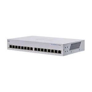 Cisco CBS110, Unmanaged, L2, Gigabit Ethernet (10/100/1000), Vollduplex, Rack-Einbau, 1U