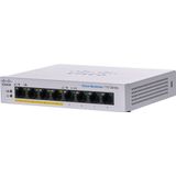 Cisco CBS110-8PP-D - Business Niet-Beheerbare Switch - 8 GE-Poorten - Gedeeltelijke PoE - Desktop - Externe Voeding
