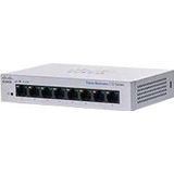 Cisco Business CBS110-8T-D Unmanaged Switch | 8 GE-poorten | Desktop | Ext. Voeding | Beperkte levenslange bescherming (CBS110-8T-D)