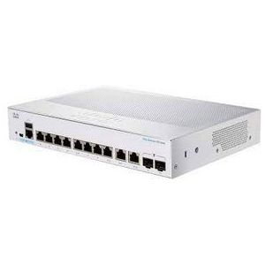 Cisco CBS250 Beheerd L3 Gigabit Ethernet (10/100/1000) (8 Havens), Netwerkschakelaar, Grijs