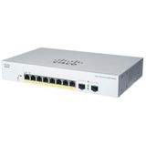 Cisco - CBS220-8P - Netwerkschakelaar - Wit - 8 Poorten - 65W PoE+