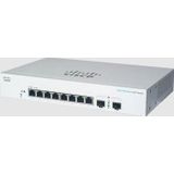 Cisco - CBS220-8T-E-2G - Smart Business Switch - Zwart - 8 GE-poorten, 2 x 1G SFP-poorten