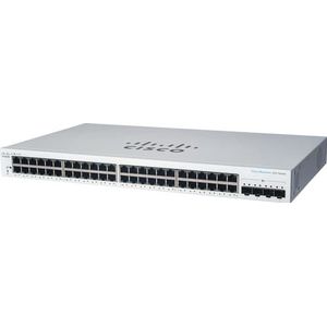 Cisco - Business Smart Switch CBS220-48FP-4X - 48 Poorten GE - Volledige PoE - SFP+ Ports 4 x 10G