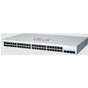 Cisco Business CBS220-48T-4G Smart Switch | 48 GE-poorten | 4 x 1G SFP-poorten | 3 jaar beperkte hardwaregarantie (CBS220-48T-4G-EU)