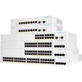 Cisco - CBS220-8FP-E-2G - Netwerkschakelaar - Wit - 10 Poorten - 19" Rack