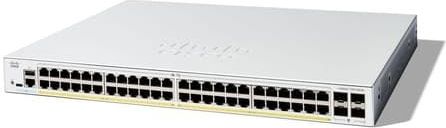 Cisco - Catalyst 1300 - Netwerkschakelaar - Wit - 48 Poorten - 19" Rack