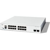 Cisco - Catalyst 1300-16T-2G - Managed Switch - 16 Poorten GE - 2 x 1GE SFP