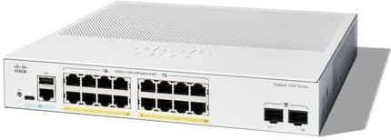 Cisco - Catalyst Smart Switch 1200-16P-2G - Schakelpoorten: 16 Poorten GE - PoE - 2 x 1GE SFP