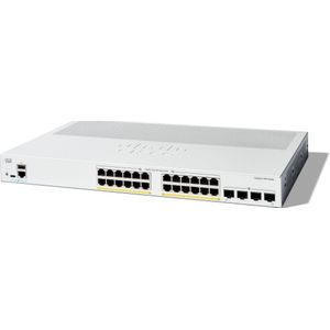Cisco - Catalyst 1200 - Netwerkschakelaar - Wit - 24 Poorten - PoE