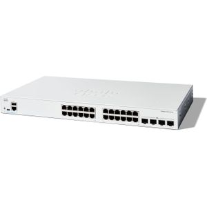 Cisco Catalyst 1200-24T-4X Commutateur intelligent, 24 ports GE, 4x10GE SFP+, protection à vie limitée (C1200-24T-4X)