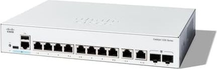 Cisco - Catalyst 1200-8T-E-2G Smart Switch - 8 Poort GE - Ext PS - Beperkte Levenslange Bescherming