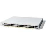 Cisco - Catalyst 1300 - Netwerkschakelaar - Wit - 48 Poorten - PoE 740W