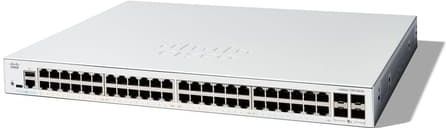 Cisco - Catalyst 1300-48T-4X - Managed Switch - Zwart - 48 poorten GE