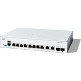Cisco - Catalyst 1300-8T-E-2G - Managed Switch - 8 Poorten GE - Beperkte Levenslange Bescherming