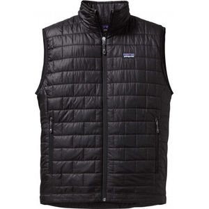 Patagonia - Nano Puff - Synthetische Bodywarmer - Zwart/Grijs - Isolerend, PrimaLoft, DWR-geïmpregneerd