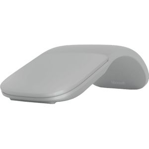 Microsoft Arc Surface Mouse (CZV-0002) Bluetooth muis voor pc, laptops, compatibel met Windows, Mac, Chrome OS (dun, licht, draagbaar, touchscreen), platina / grijs