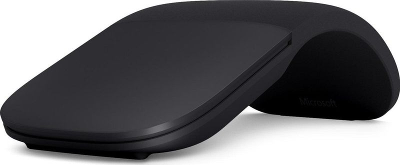 Microsoft Arc Mouse - Zwart - Draadloos