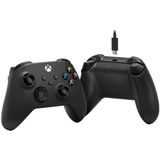 Xbox Draadloze Controller Zwart Inclusief USB C kabel Xbox, PC, Android, iOS & Samsung TV