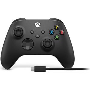 Microsoft Xbox Wireless Controller Zwart + Usb-c Kabel