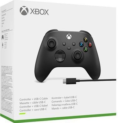Xbox Draadloze Controller Zwart Inclusief USB C kabel Xbox, PC, Android, iOS & Samsung TV