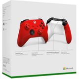 Xbox, gamepad, xbox_series_x, draadloos, rood, pulse red