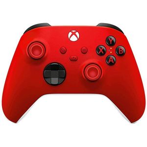 Microsoft Pulse Red Rood Bluetooth/USB Gamepad Analoog/digitaal Xbox, Xbox One, Xbox Series S, Xbox Series X