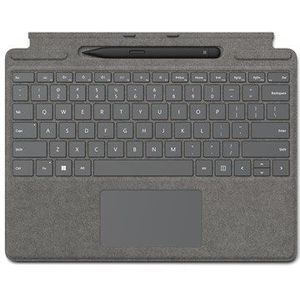 Microsoft Surface Pro Signature Keyboard with Slim Pen 2 Platina Microsoft Cover port QWERTY Engels