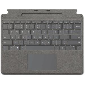 Microsoft Surface Pro 8, 9, X Signature Type Cover - Qwerty - Platinum