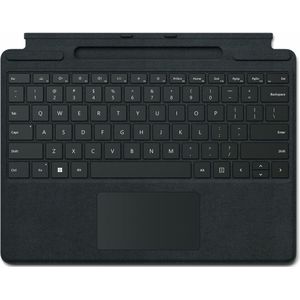 Toetsenbord met Touchpad Surface Pro 8/Pro X Microsoft 8XB-00012 Spaans Zwart Qwerty Spaans QWERTY