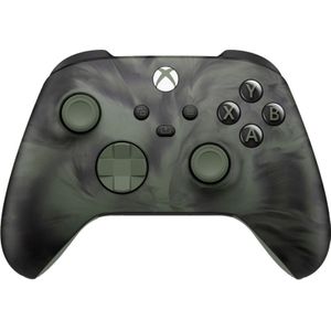 Microsoft Xbox draadloze controller - Nachtelijke damp (speciale editie) (Android, Xbox serie S, Xbox One X, Xbox serie X, PC, iOS), Controller, Groen, Zwart